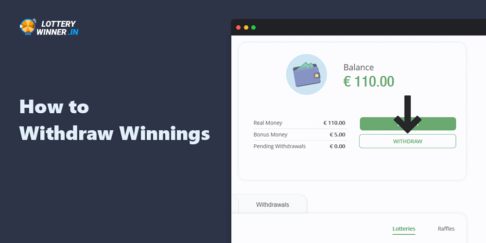 Here's what you need to do to withdraw your winnings from Lottosmile