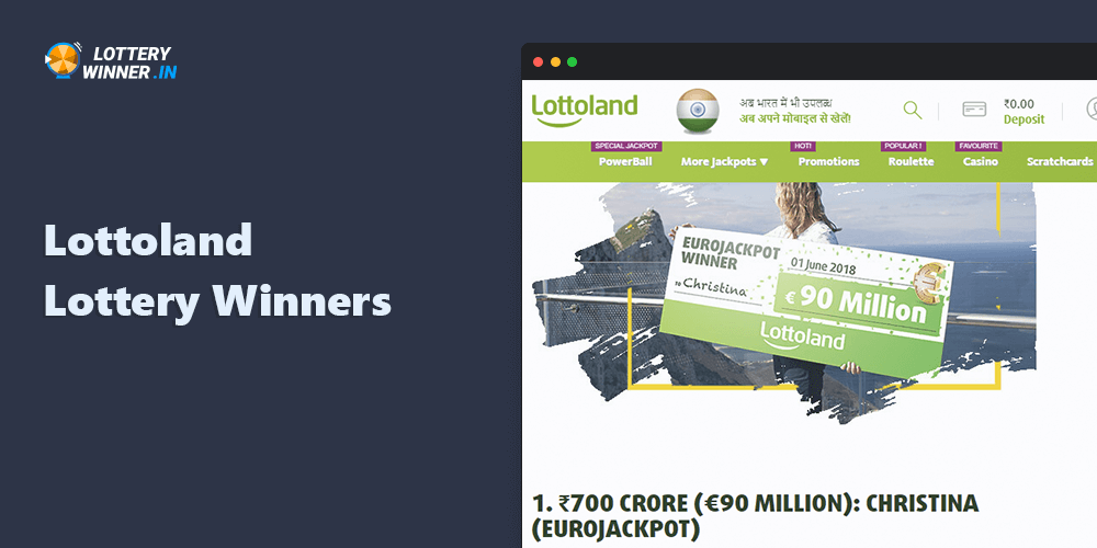 Lottoland's website publishes a list of winners that can be viewed by anyone