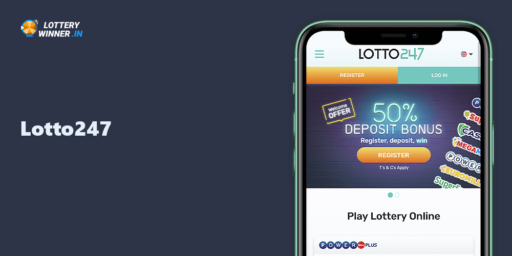 Review of the Lotto247 mobile app, which allows you to play the lottery on the go