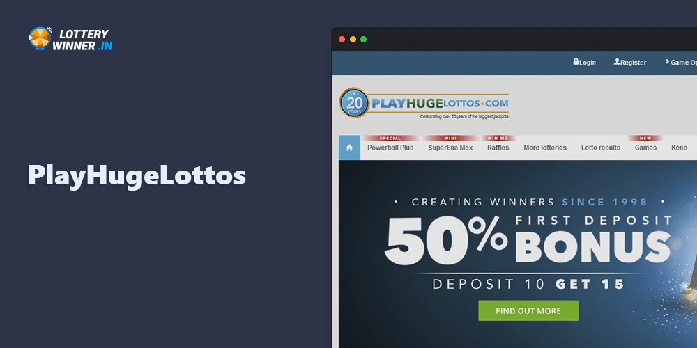 PlayHugeLottos is an online platform offering participation in major lotteries from around the world